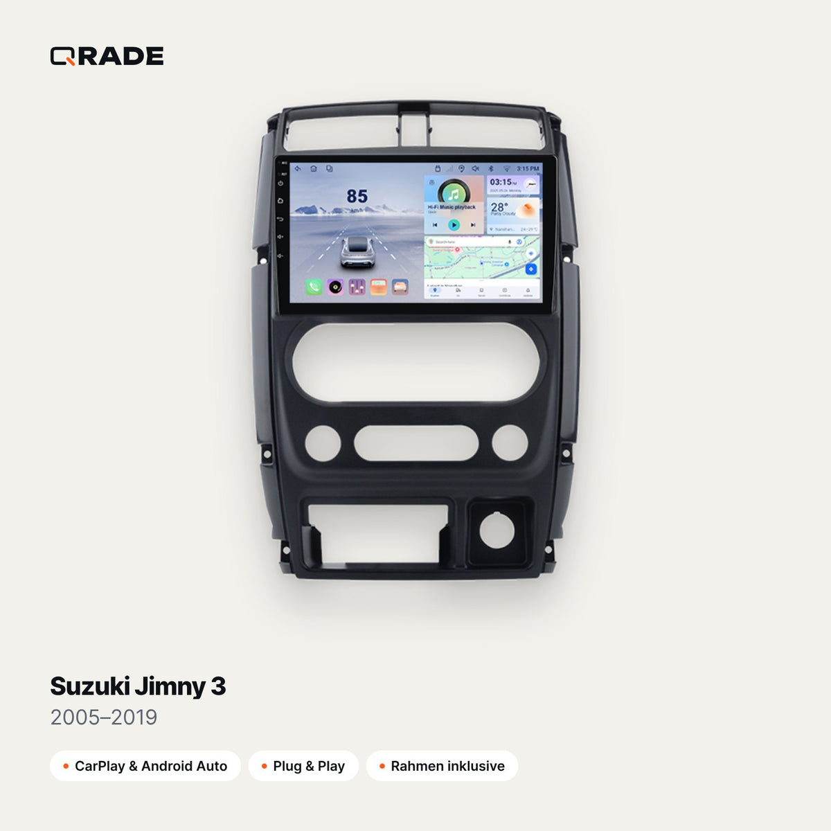 Suzuki Jimny 3 2005–2019 CarPlay Radio