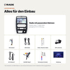 Suzuki Jimny (2005–2019) – Autoradio mit Wireless CarPlay & Android Auto