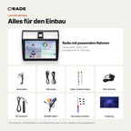 Suzuki Swift (2003–2010) – Autoradio mit Wireless CarPlay & Android Auto