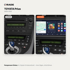 Toyota Prius (2009–2016) – Autoradio mit Wireless CarPlay & Android Auto