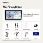 Toyota Avensis T25 (2002–2008) – Autoradio mit Wireless CarPlay & Android Auto