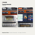 Toyota Avensis T25 (2002–2008) – Autoradio mit Wireless CarPlay & Android Auto