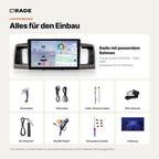 Toyota Corolla E120 / E130 (2000–2004) – Autoradio mit Wireless CarPlay & Android Auto