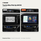 Toyota Hilux AN120 (2015–2020) – Autoradio mit Wireless CarPlay & Android Auto