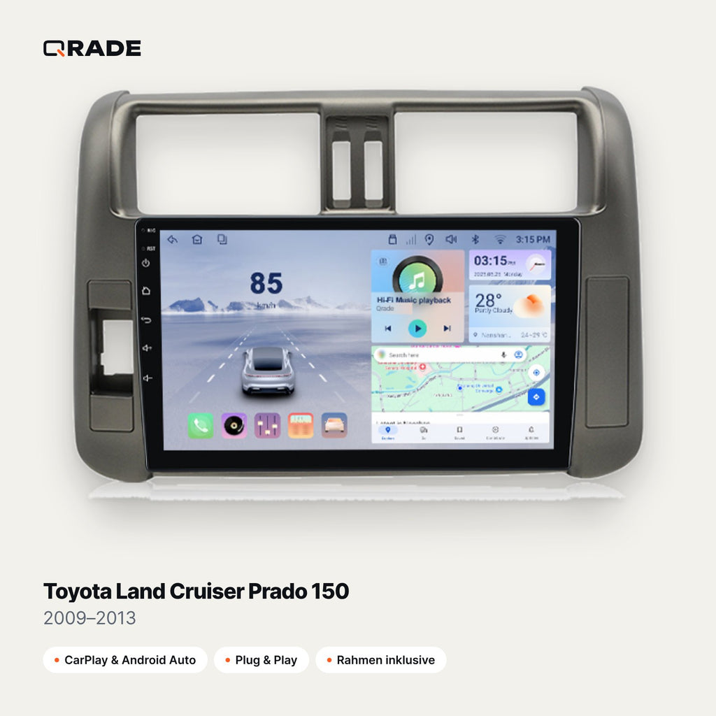 Toyota Land Cruiser Prado 150 2009–2013 CarPlay Radio