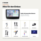 Toyota Prius (2002–2009) – Autoradio mit Wireless CarPlay & Android Auto