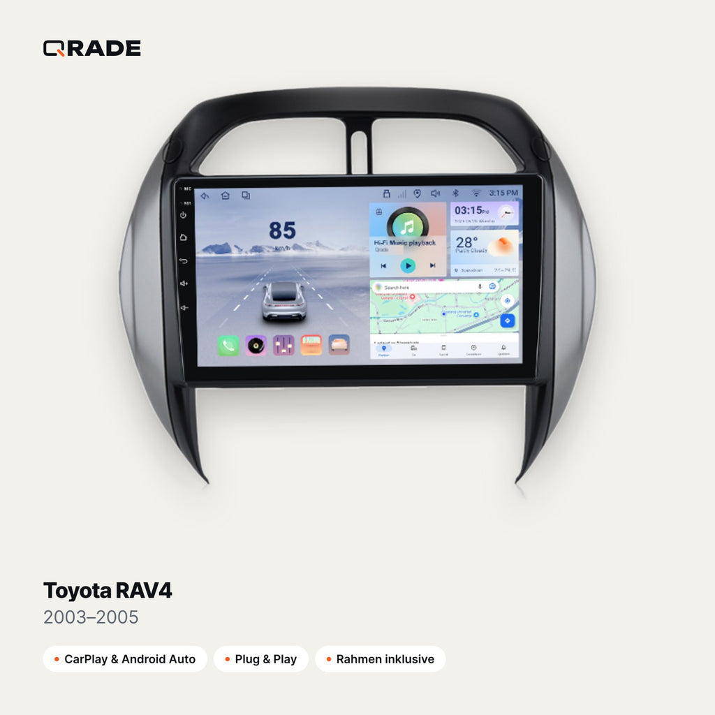 Toyota RAV4 2003–2005 CarPlay Radio