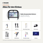 Toyota RAV4 (2003–2005) – Autoradio mit Wireless CarPlay & Android Auto
