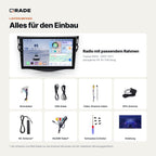 Toyota RAV4 (2007–2011) – Autoradio mit Wireless CarPlay & Android Auto