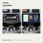 Toyota RAV4 (2007–2011) – Autoradio mit Wireless CarPlay & Android Auto