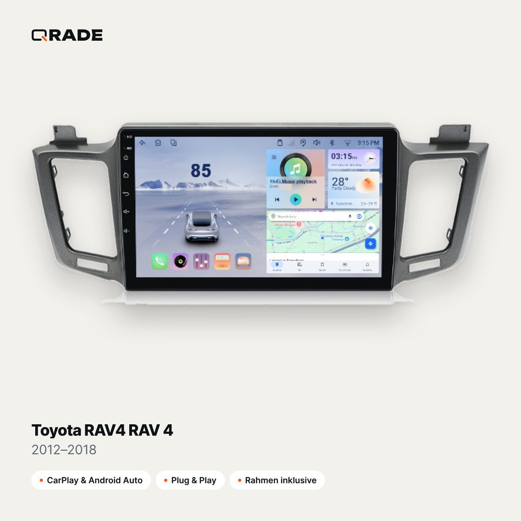 Toyota RAV4 RAV 4 2012–2018 CarPlay Radio
