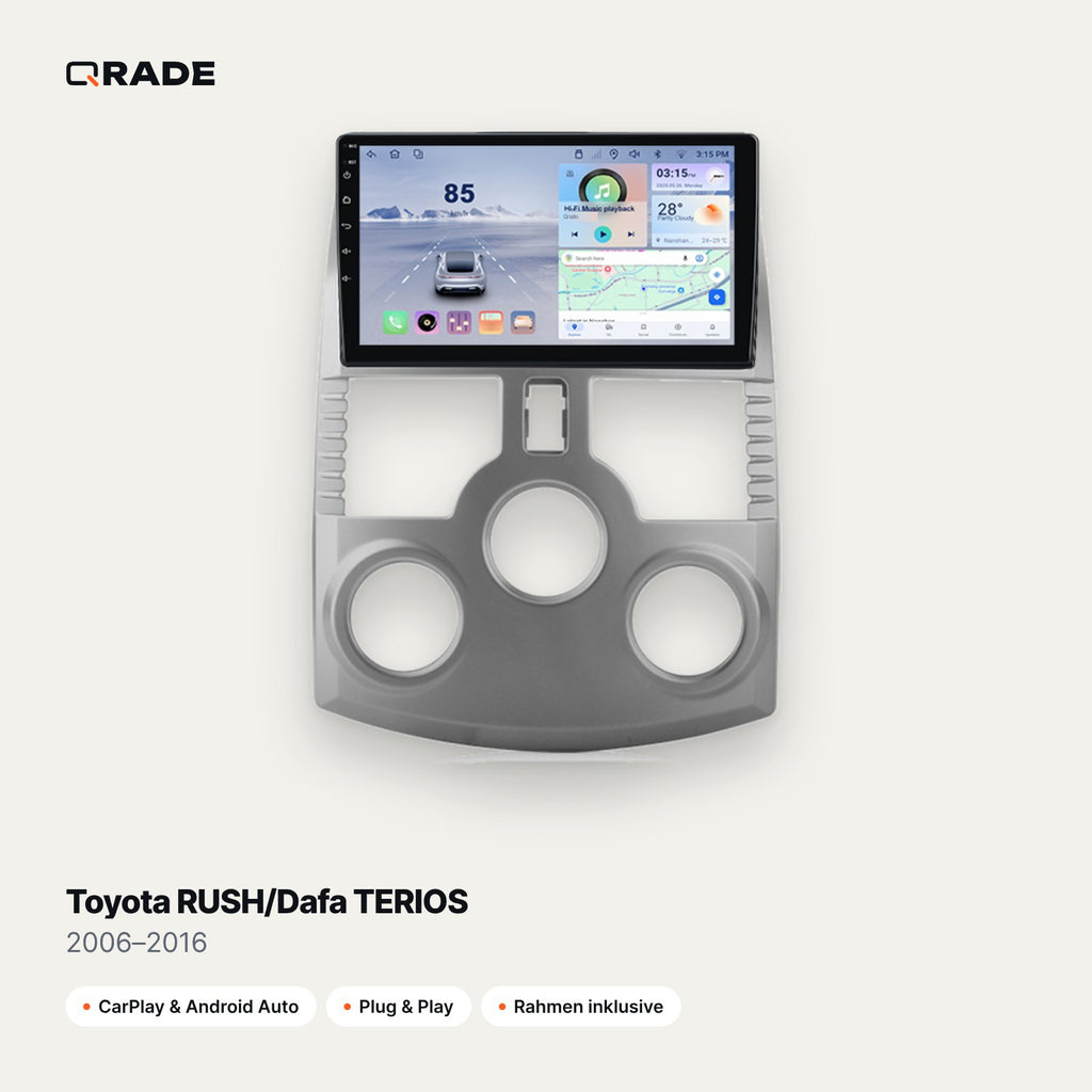 Toyota RUSH/Dafa TERIOS 2006–2016 CarPlay Radio