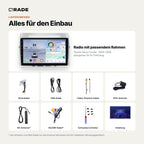 Toyota Corolla Verso (2004–2009) – Autoradio mit Wireless CarPlay & Android Auto