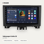 Qrade Autoradio für Volkswagen Crafter 2E (ab 2006) mit Wireless CarPlay & Android Auto