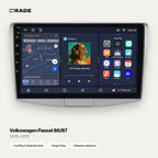 Qrade Autoradio für Volkswagen Passat B6/B7 (2010–2015) mit Wireless CarPlay & Android Auto