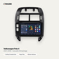 Qrade Autoradio für Volkswagen Polo 4 (2001–2009), manuelle Klimaanlage mit Wireless CarPlay & Android Auto