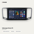 Qrade Autoradio für Volkswagen Sharan 7N (2012–2018) mit Wireless CarPlay & Android Auto