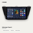 Qrade Autoradio für Volkswagen Tiguan 2 (2016–2020) mit Wireless CarPlay & Android Auto