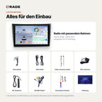 Volvo XC90 (2004–2014) – Autoradio mit Wireless CarPlay & Android Auto