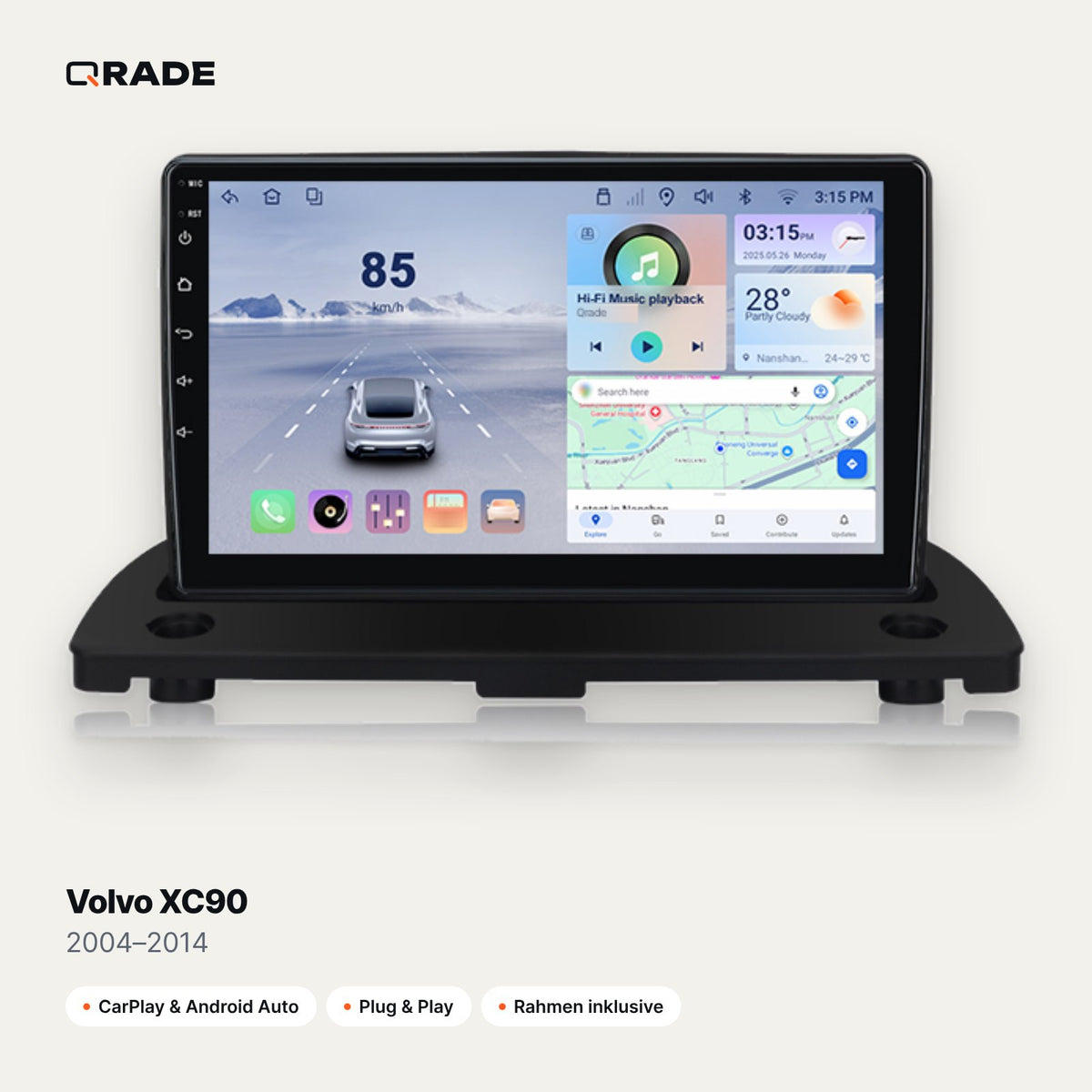 Volvo XC90 2004–2014 CarPlay Radio