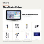 Toyota Yaris / Vitz (1999–2005) – Autoradio mit Wireless CarPlay & Android Auto