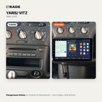 Toyota Yaris / Vitz (1999–2005) – Autoradio mit Wireless CarPlay & Android Auto